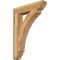 Ekena Millwork Thorton Slat Rough Sawn Bracket, Western Red Cedar, 6"W x 32"D x 44"H BKT06X32X44THR06RWR - alternate 1